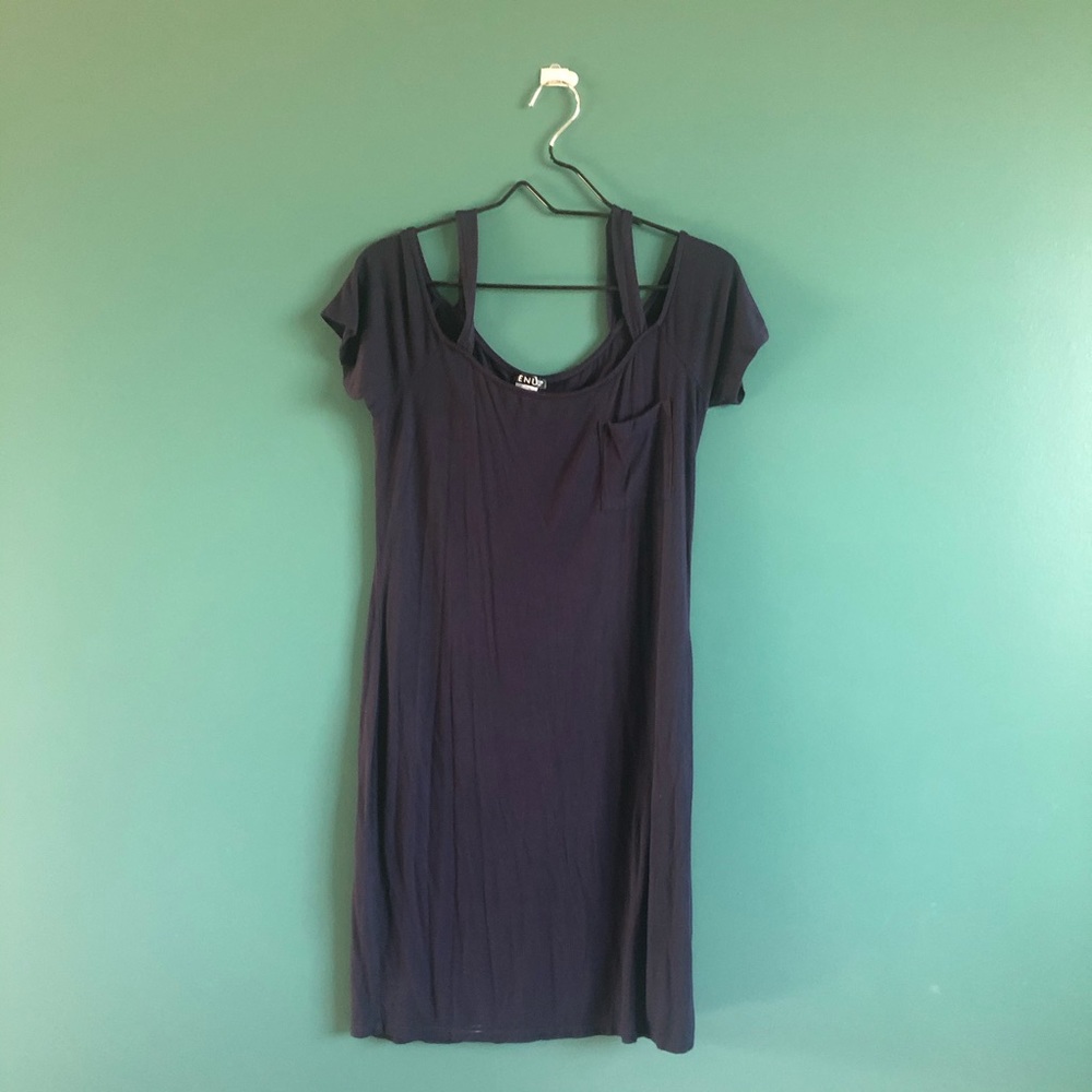 Venus navy blue dress